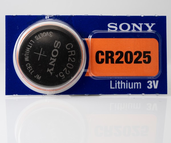 vormals SONY 3V 160mAh CR 2025 1x Knopfzelle CR2025 Lithium Batterie Murata 